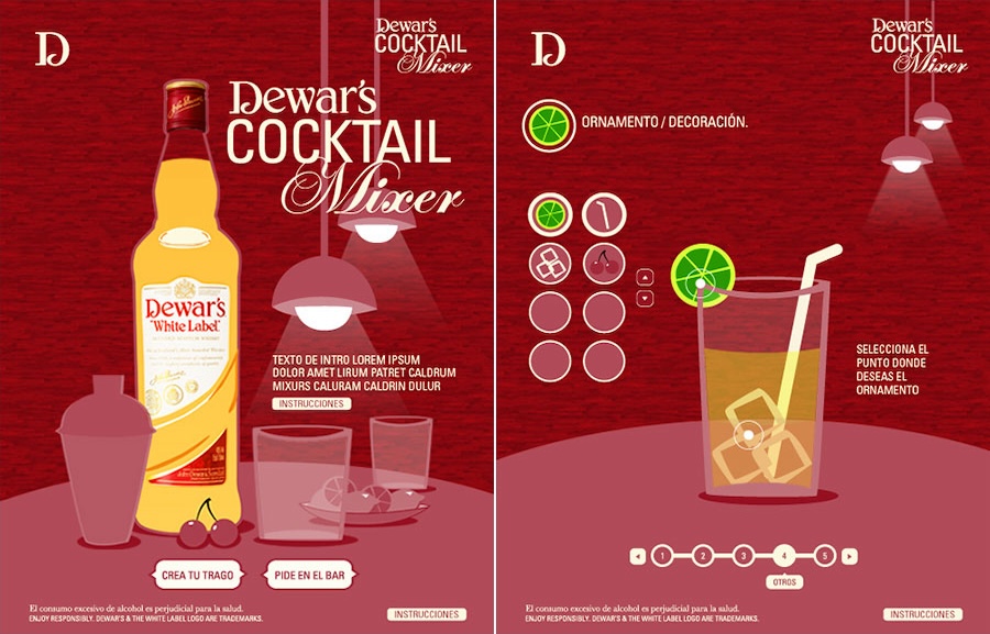 Dewars Cocktail Mixer