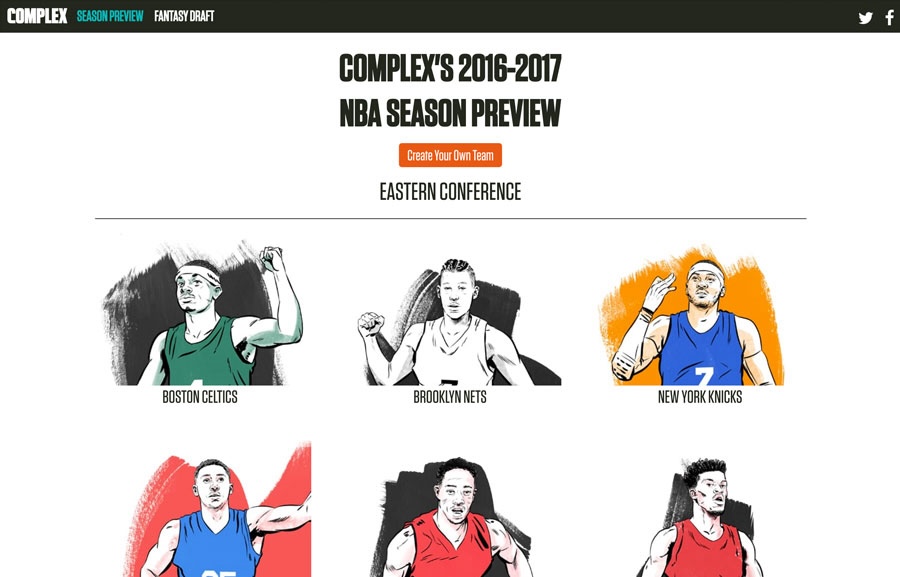 NBA Predictions 2016-2017 - Microsite