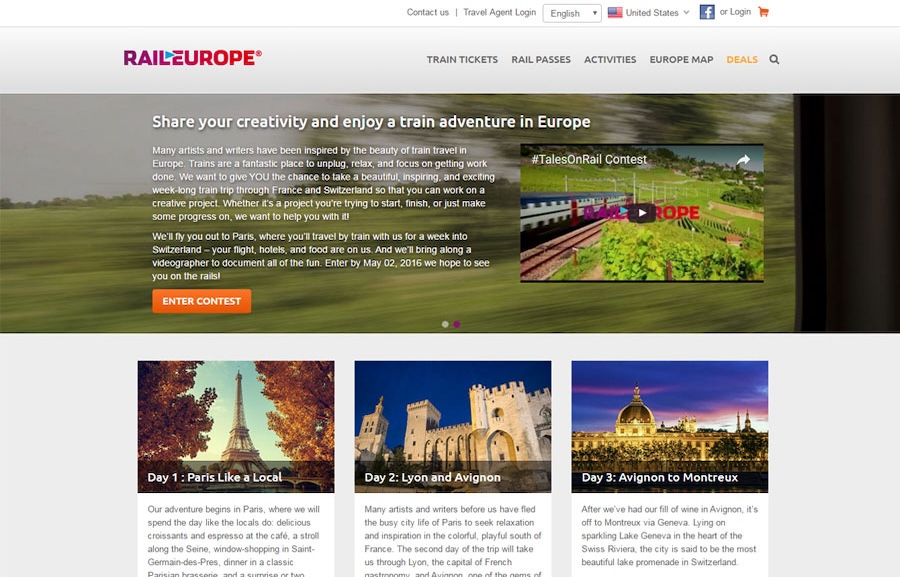 Rail Europe, Inc - Contest