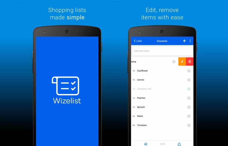 Wizelist - Shopping List (Mobile App)
